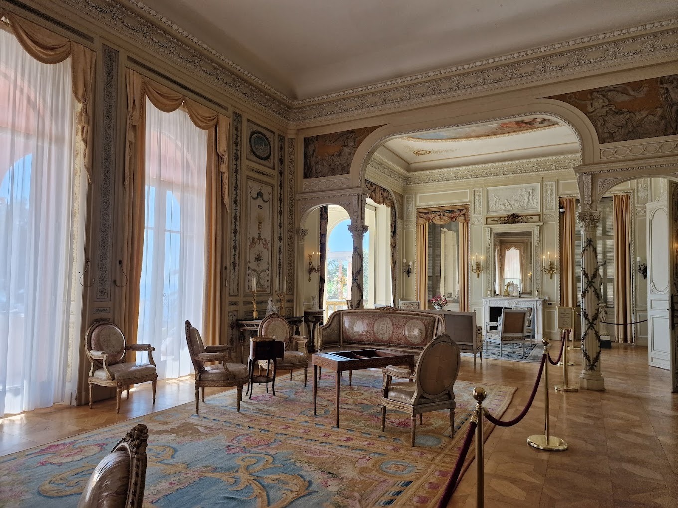 Photo de la Villa Ephrussi de Rothschild à Saint-Jean-Cap-Ferrat